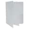 JAM Paper Heavy Duty Plastic 6-Pocket Folder, 2ct.